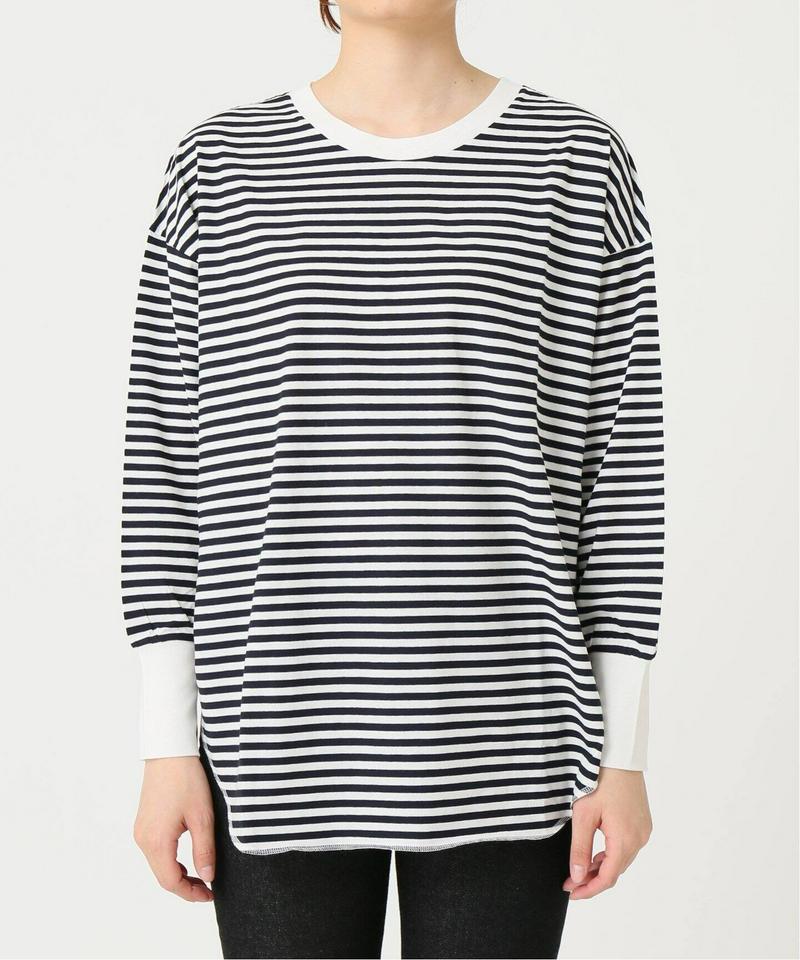 Dry JerseyロングスリーブボーダーTシャツ◆（JOURNAL STANDARD relume）