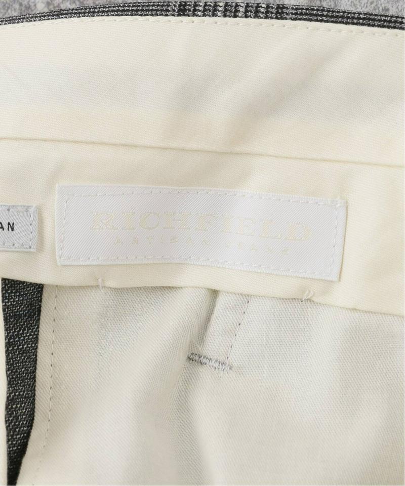 【RICHFIELD/リッチフィールド】WOOL PANELD 2TUCK SHORTS：ショートパンツ（JOURNAL STA