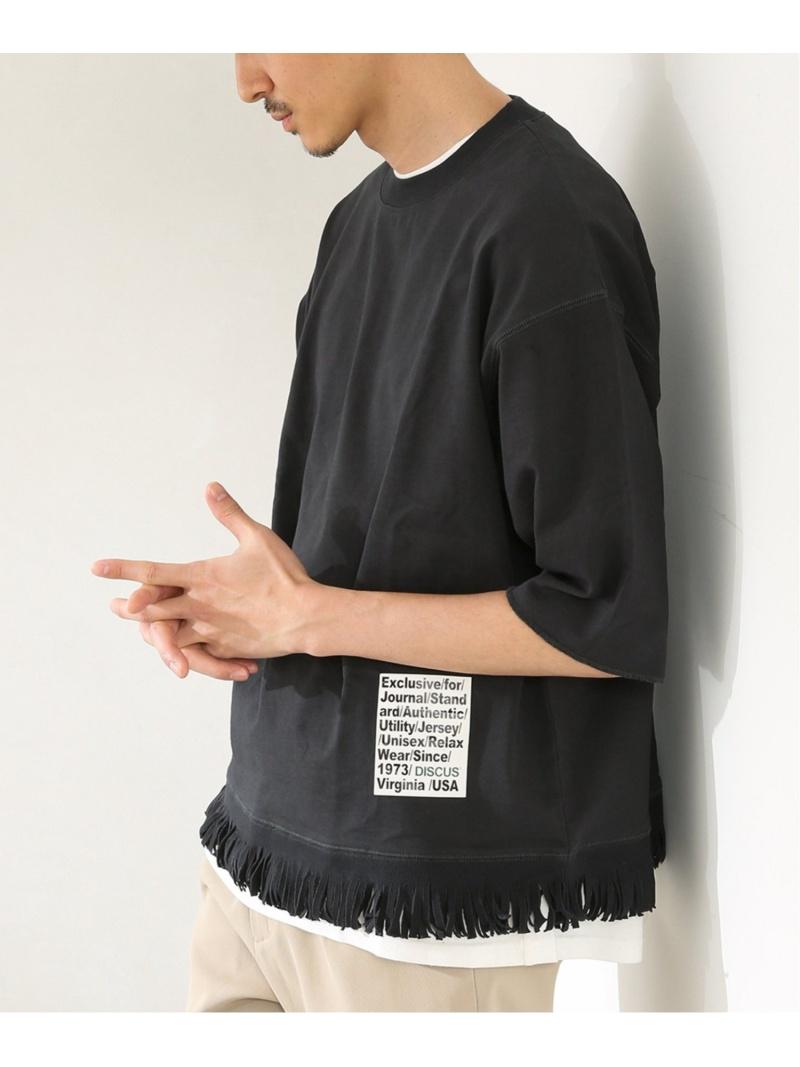 【DISCUS×JS別注】 ビッグシルエット フリンジ Tシャツ