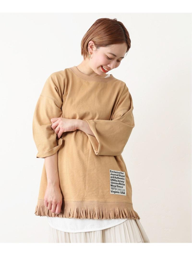 【DISCUS×JS別注】 ビッグシルエット フリンジ Tシャツ