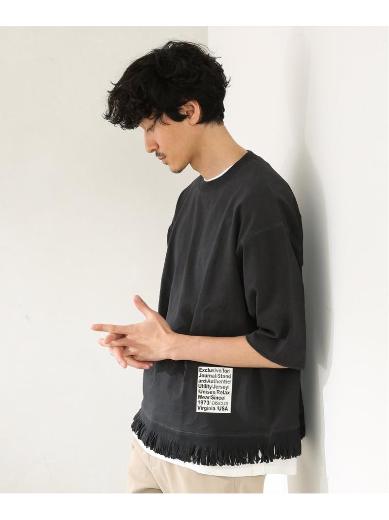 【DISCUS×JS別注】 ビッグシルエット フリンジ Tシャツ