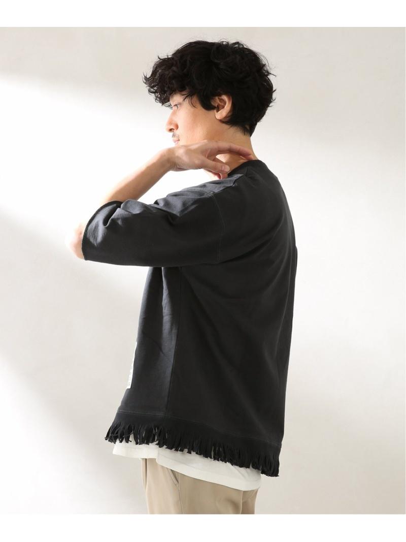 【DISCUS×JS別注】 ビッグシルエット フリンジ Tシャツ