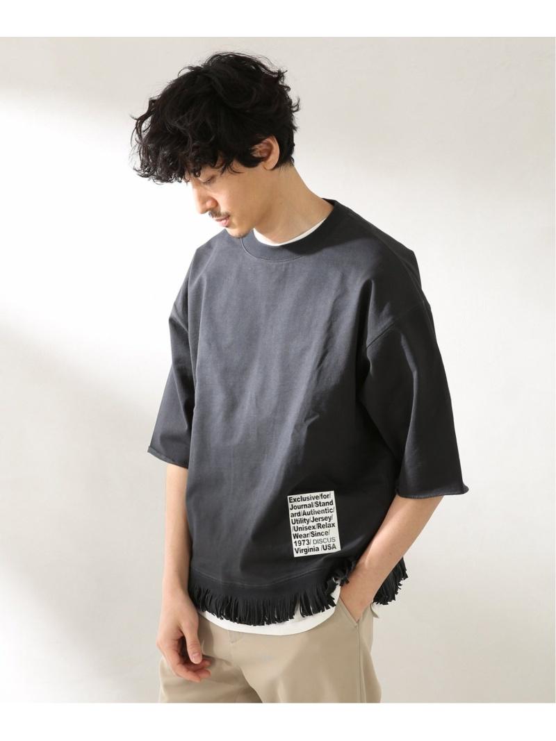 【DISCUS×JS別注】 ビッグシルエット フリンジ Tシャツ