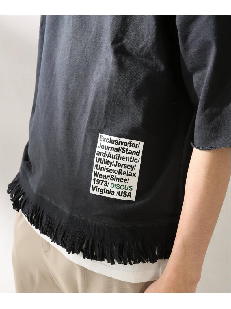 【DISCUS×JS別注】 ビッグシルエット フリンジ Tシャツ