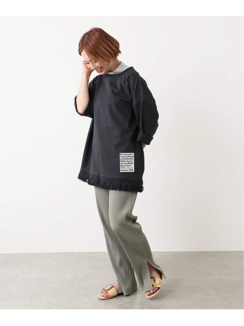 【DISCUS×JS別注】 ビッグシルエット フリンジ Tシャツ