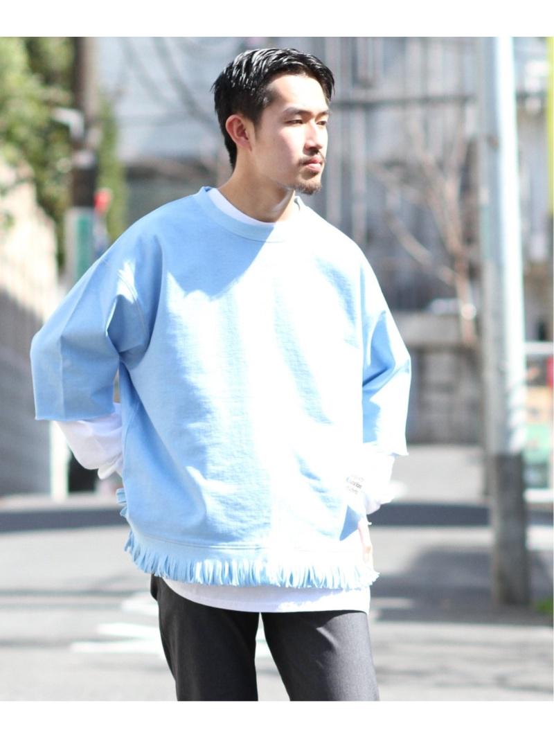 【DISCUS×JS別注】 ビッグシルエット フリンジ Tシャツ