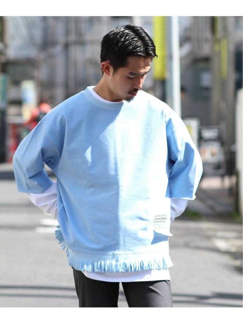 【DISCUS×JS別注】 ビッグシルエット フリンジ Tシャツ