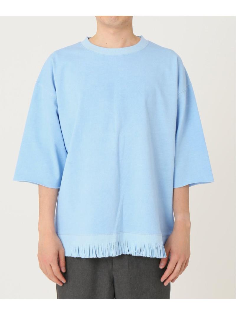 【DISCUS×JS別注】 ビッグシルエット フリンジ Tシャツ