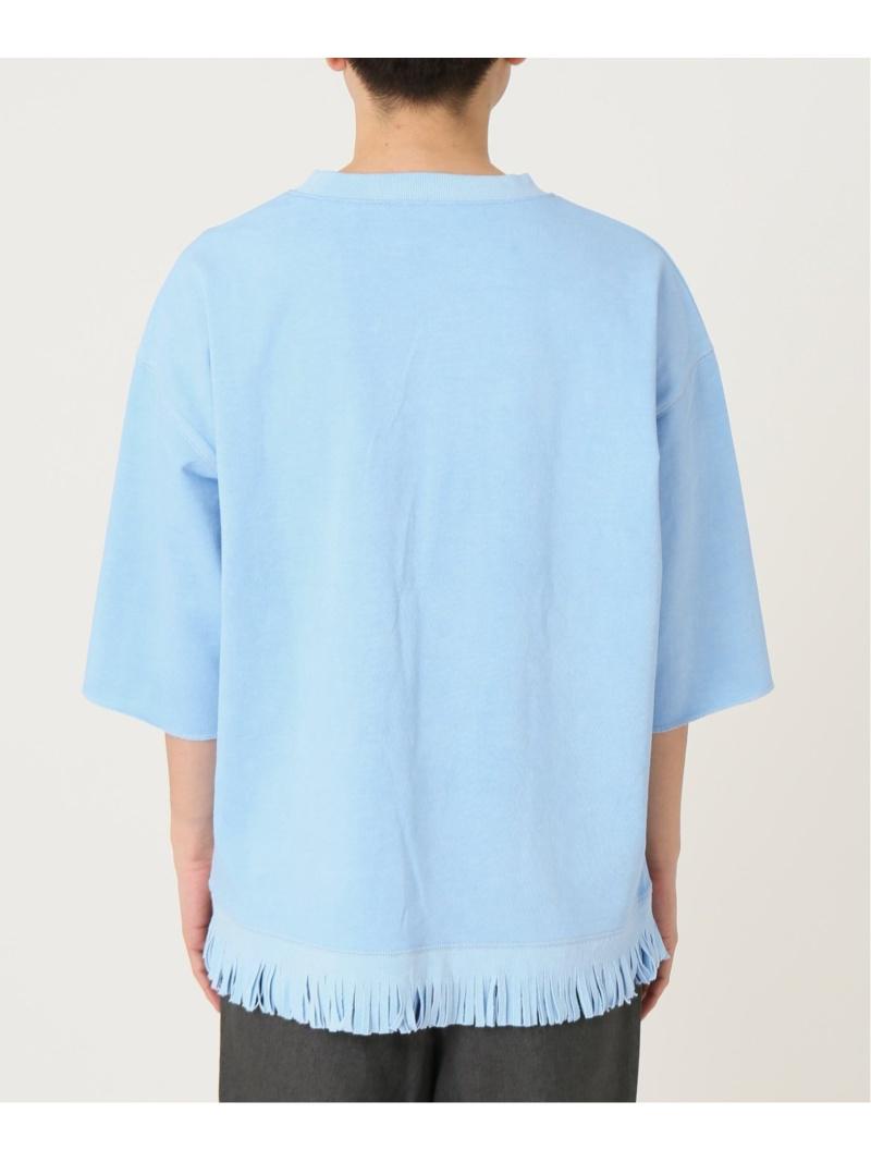 【DISCUS×JS別注】 ビッグシルエット フリンジ Tシャツ
