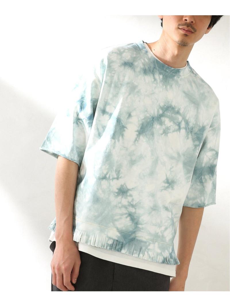 【DISCUS×JS別注】 ビッグシルエット フリンジ Tシャツ