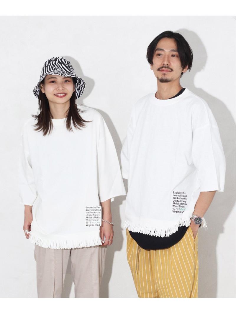 【DISCUS×JS別注】 ビッグシルエット フリンジ Tシャツ