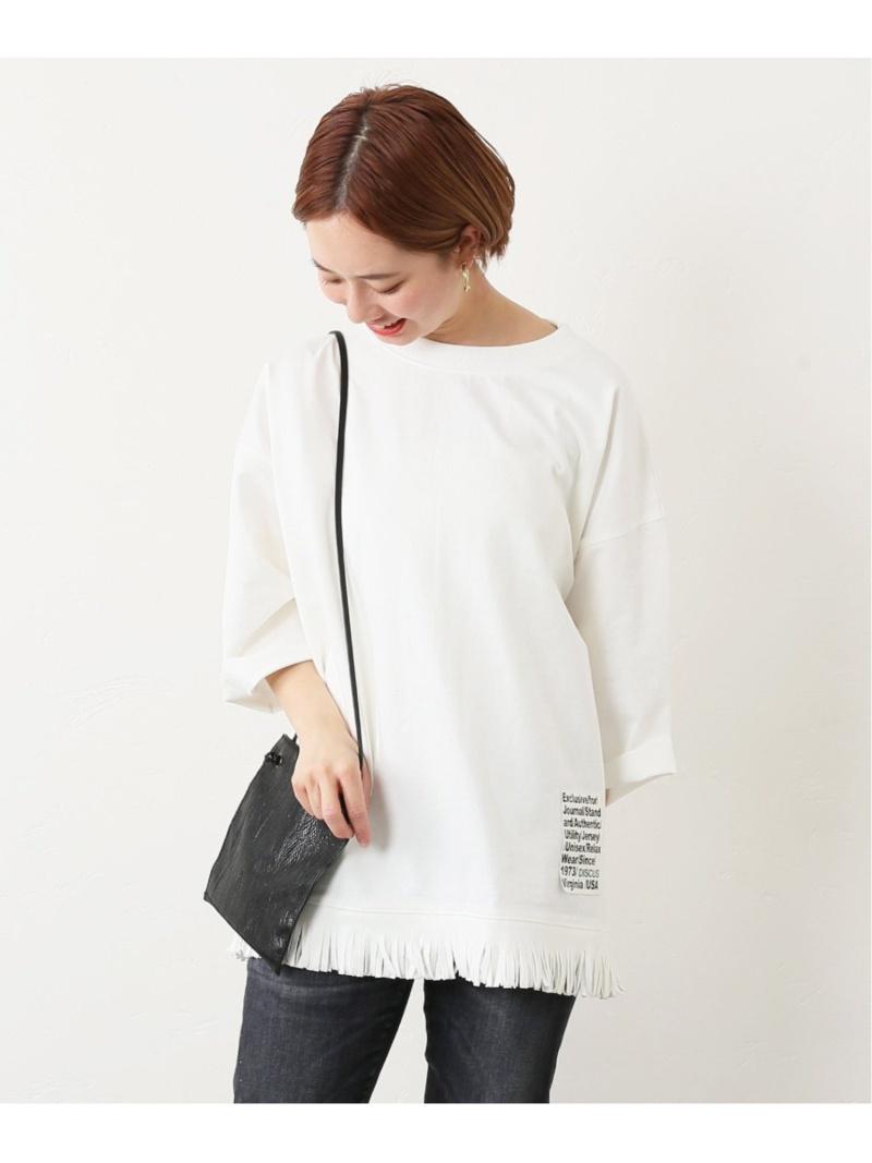 【DISCUS×JS別注】 ビッグシルエット フリンジ Tシャツ
