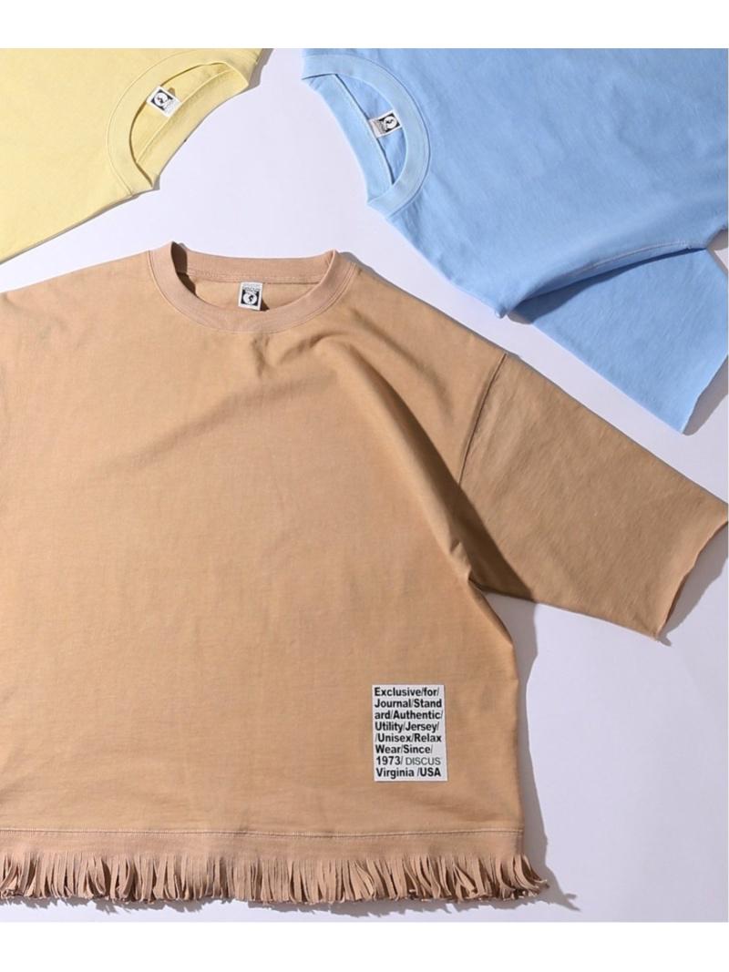 【DISCUS×JS別注】 ビッグシルエット フリンジ Tシャツ