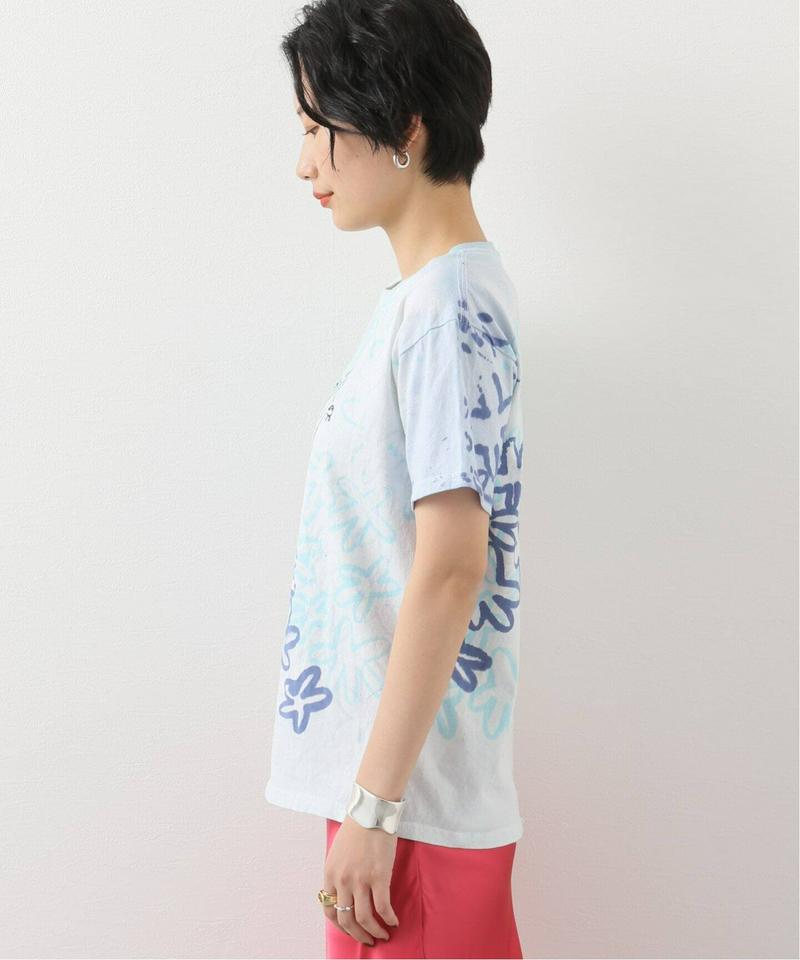 【COLLINA STRADA/コリーナ・ストラーダ】TIE DYE HELPING WORLD：Tシャツ◆（JOURNAL S
