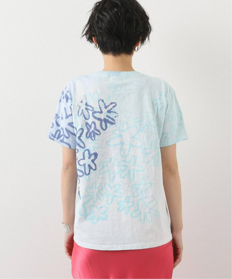 【COLLINA STRADA/コリーナ・ストラーダ】TIE DYE HELPING WORLD：Tシャツ◆（JOURNAL S