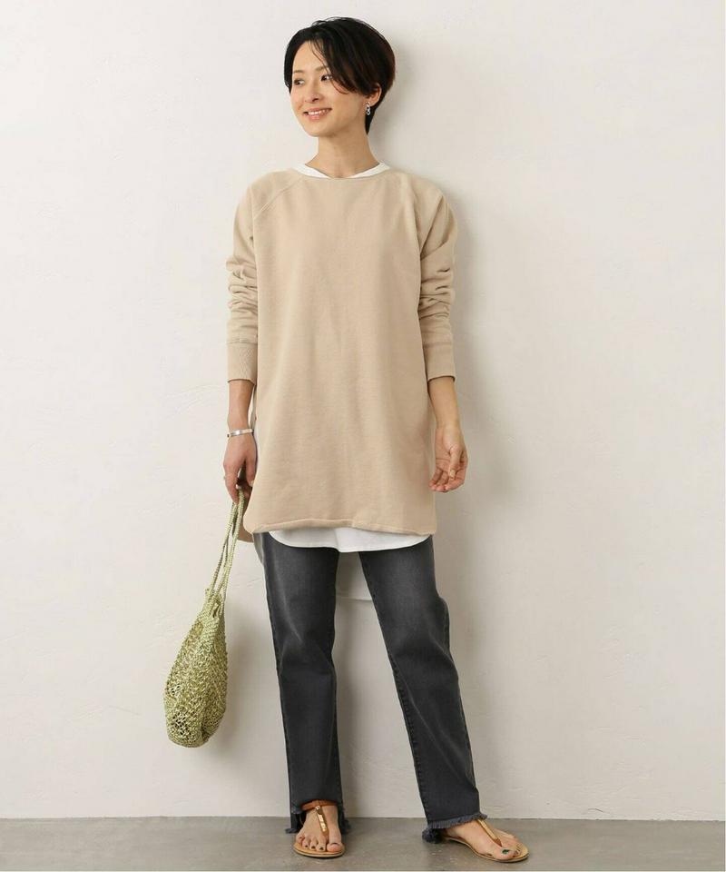 カットオフオーバーサイズロングスウェット◆（JOURNAL STANDARD relume）