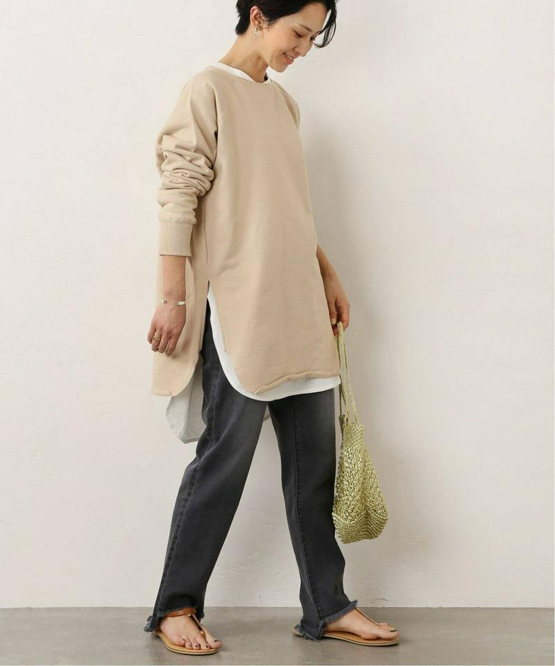 カットオフオーバーサイズロングスウェット◆（JOURNAL STANDARD relume）