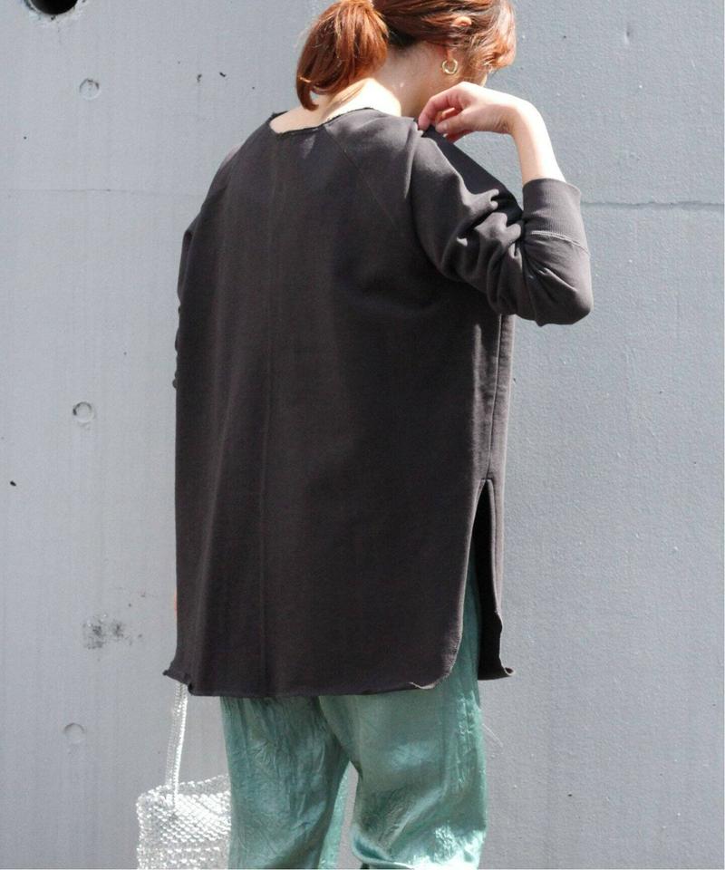 カットオフオーバーサイズロングスウェット◆（JOURNAL STANDARD relume）