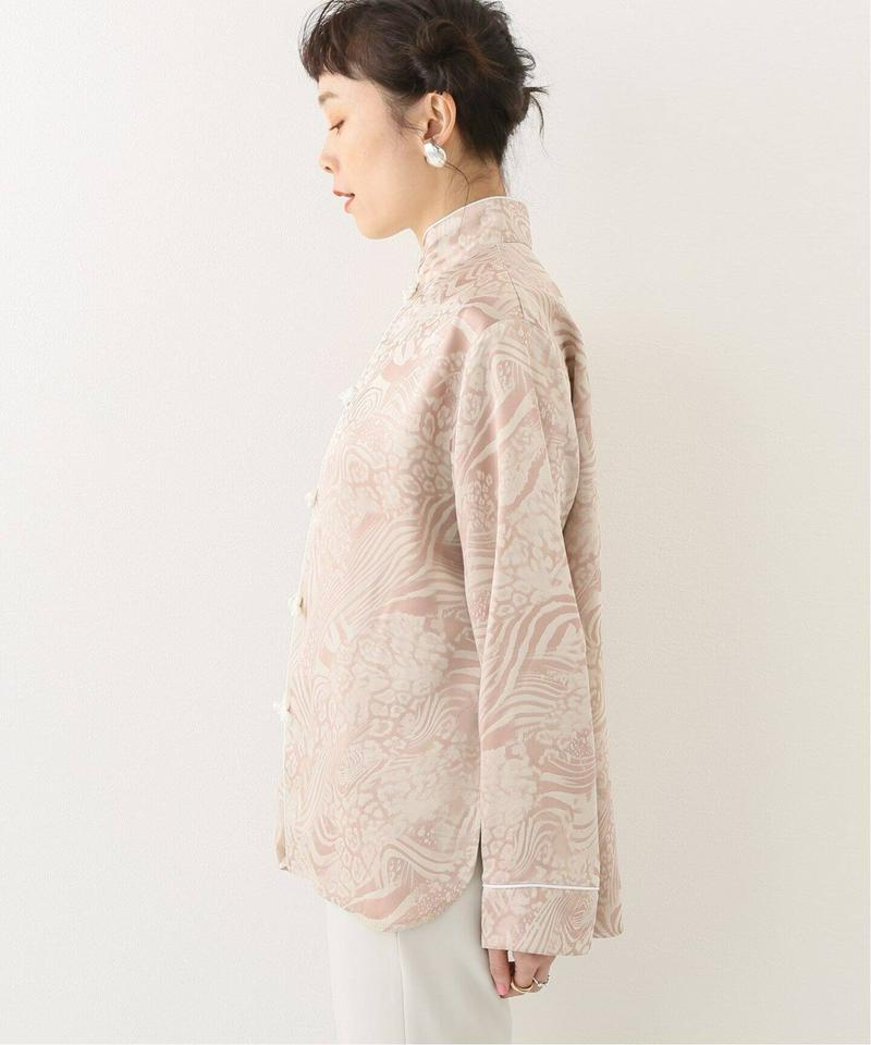【SUZANNE RAE／スザンヌラエ】safari print チャイナSH：ブラウス（JOURNAL STANDARD）