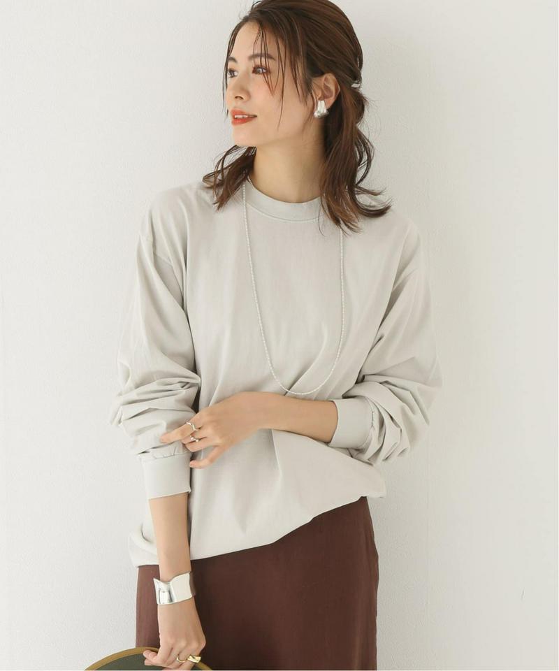 【LA APPAREL / ロサンゼルスアパレル】6.5oz Long Sleeve Garment Dye：カットソー（JOURNAL STANDARD relume）