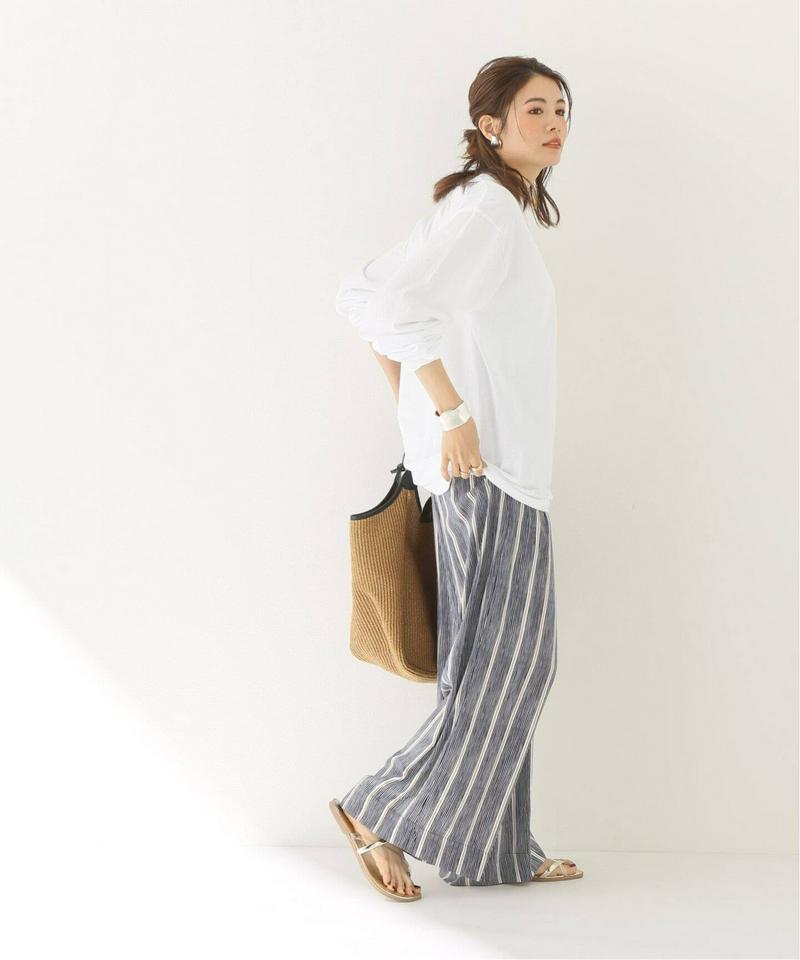 【LA APPAREL / ロサンゼルスアパレル】6.5oz Long Sleeve Garment Dye：カットソー（JOURNAL STANDARD relume）