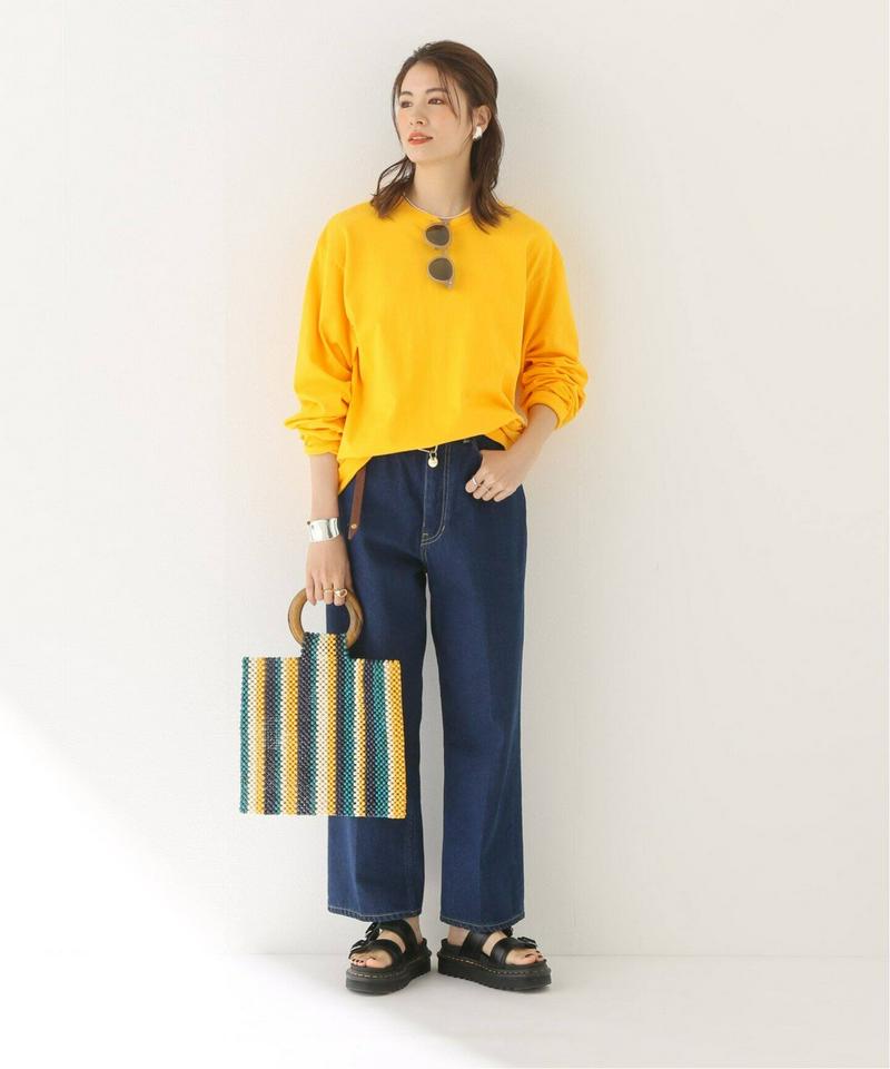 【LA APPAREL / ロサンゼルスアパレル】6.5oz Long Sleeve Garment Dye：カットソー（JOURNAL STANDARD relume）