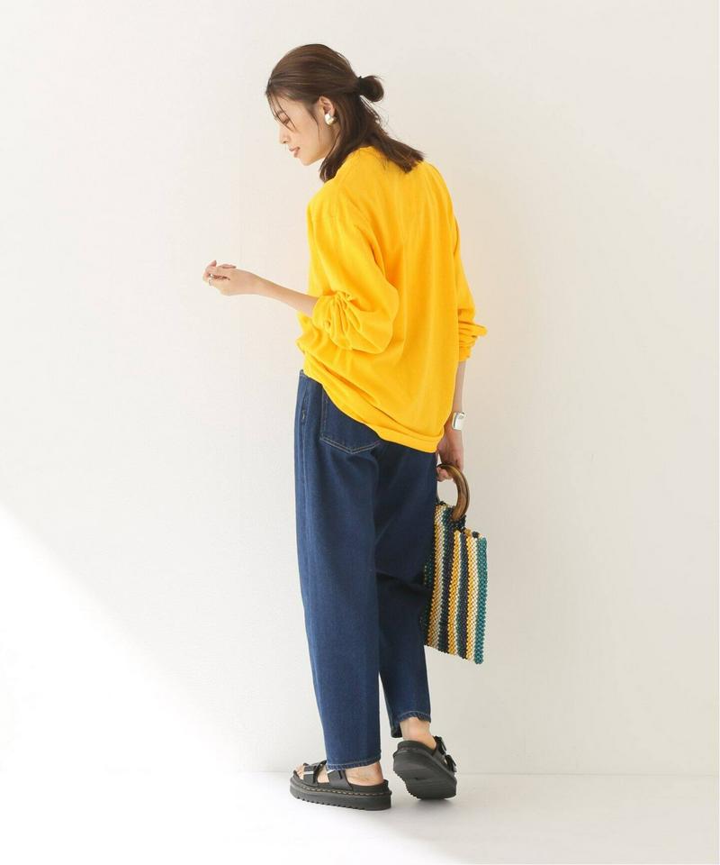 【LA APPAREL / ロサンゼルスアパレル】6.5oz Long Sleeve Garment Dye：カットソー（JOURNAL STANDARD relume）