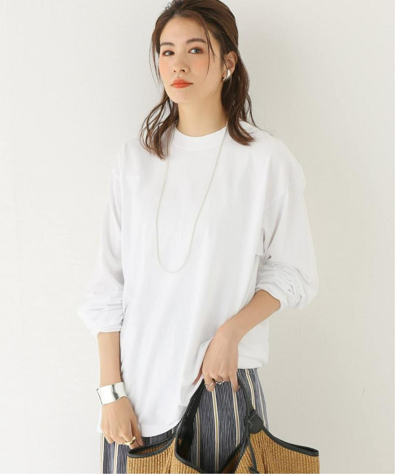 【LA APPAREL / ロサンゼルスアパレル】6.5oz Long Sleeve Garment Dye：カットソー（JOURNAL STANDARD relume）