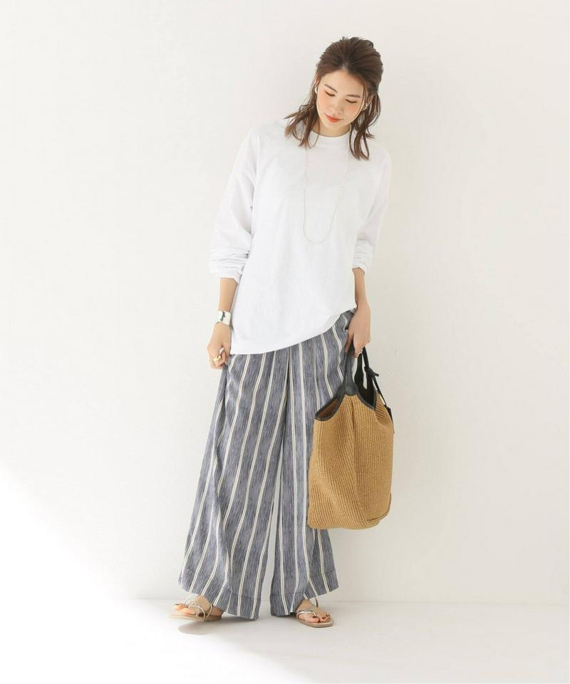 【LA APPAREL / ロサンゼルスアパレル】6.5oz Long Sleeve Garment Dye：カットソー（JOURNAL STANDARD relume）