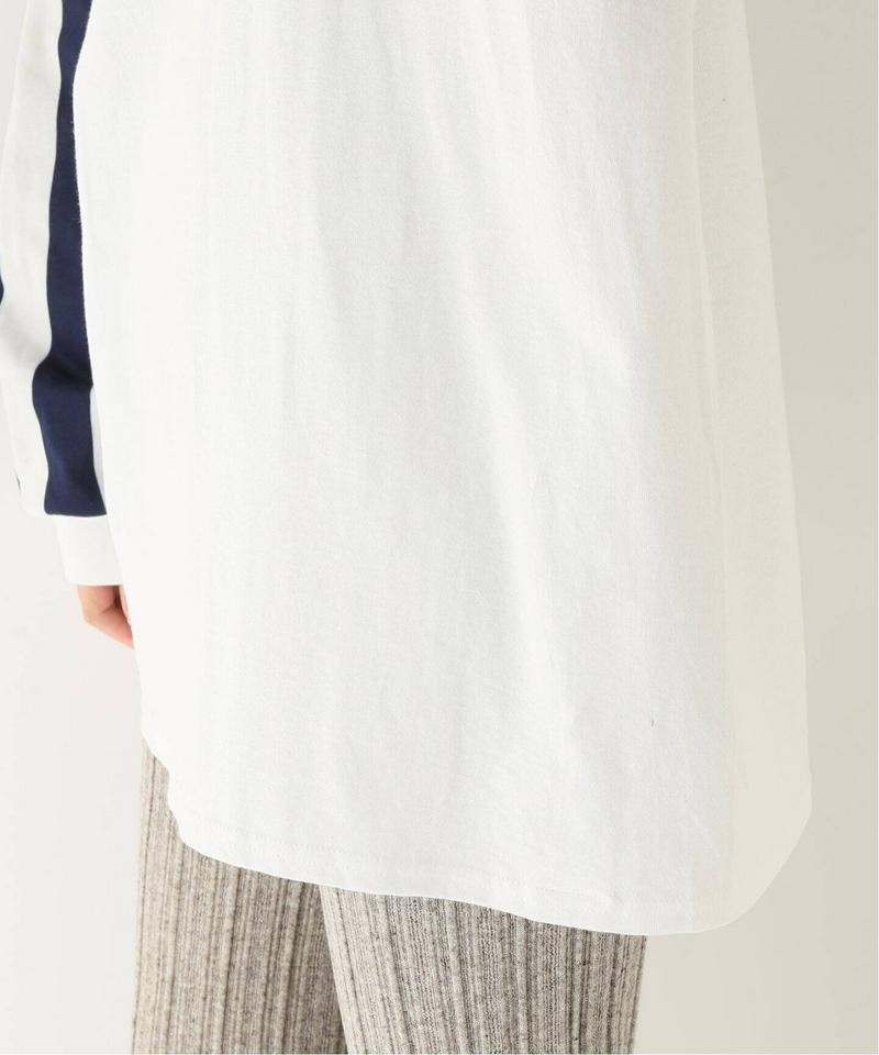 【NOMA t.d.】Stripe Sleeve LS Tee：カットソー