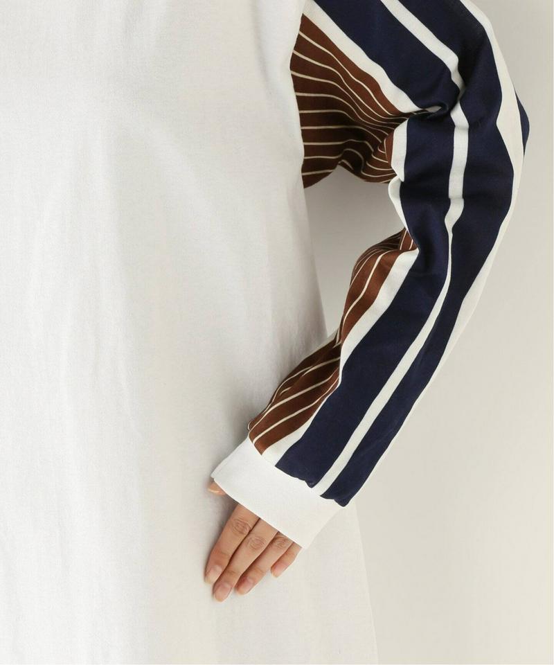 【NOMA t.d.】Stripe Sleeve LS Tee：カットソー