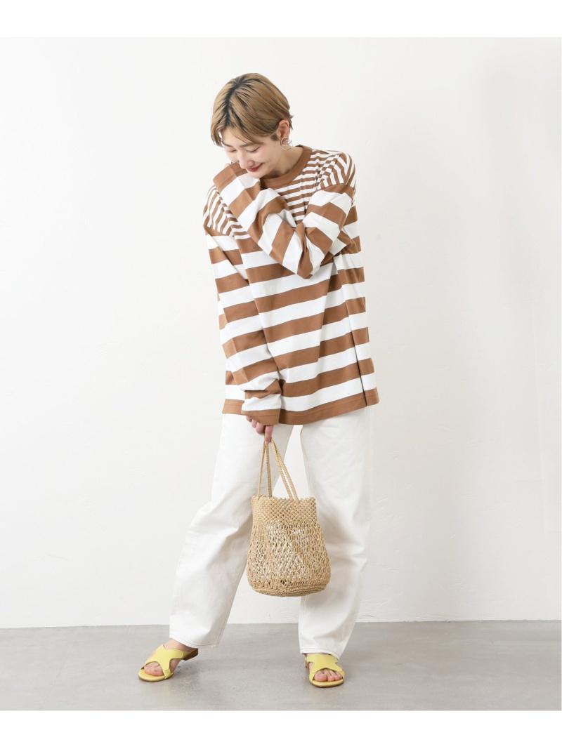 (W)G.F.G.S*JS+e ベッチュウDYED YARN ボーダーロングシャツ