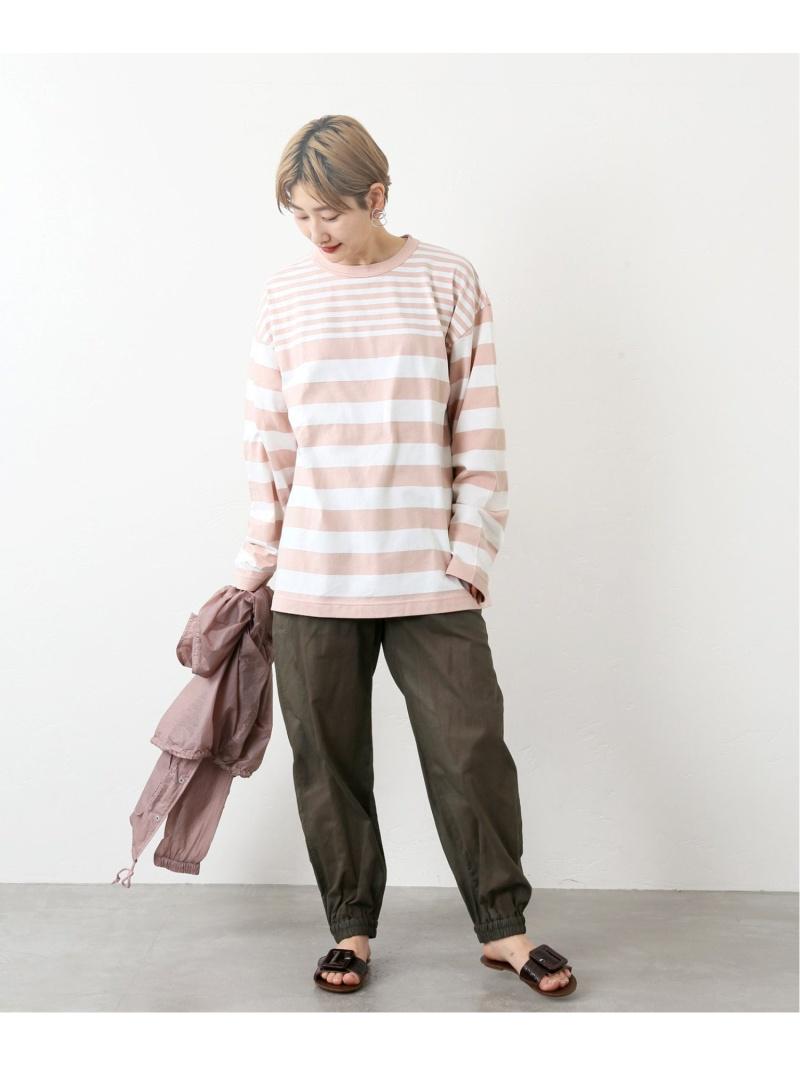 (W)G.F.G.S*JS+e ベッチュウDYED YARN ボーダーロングシャツ