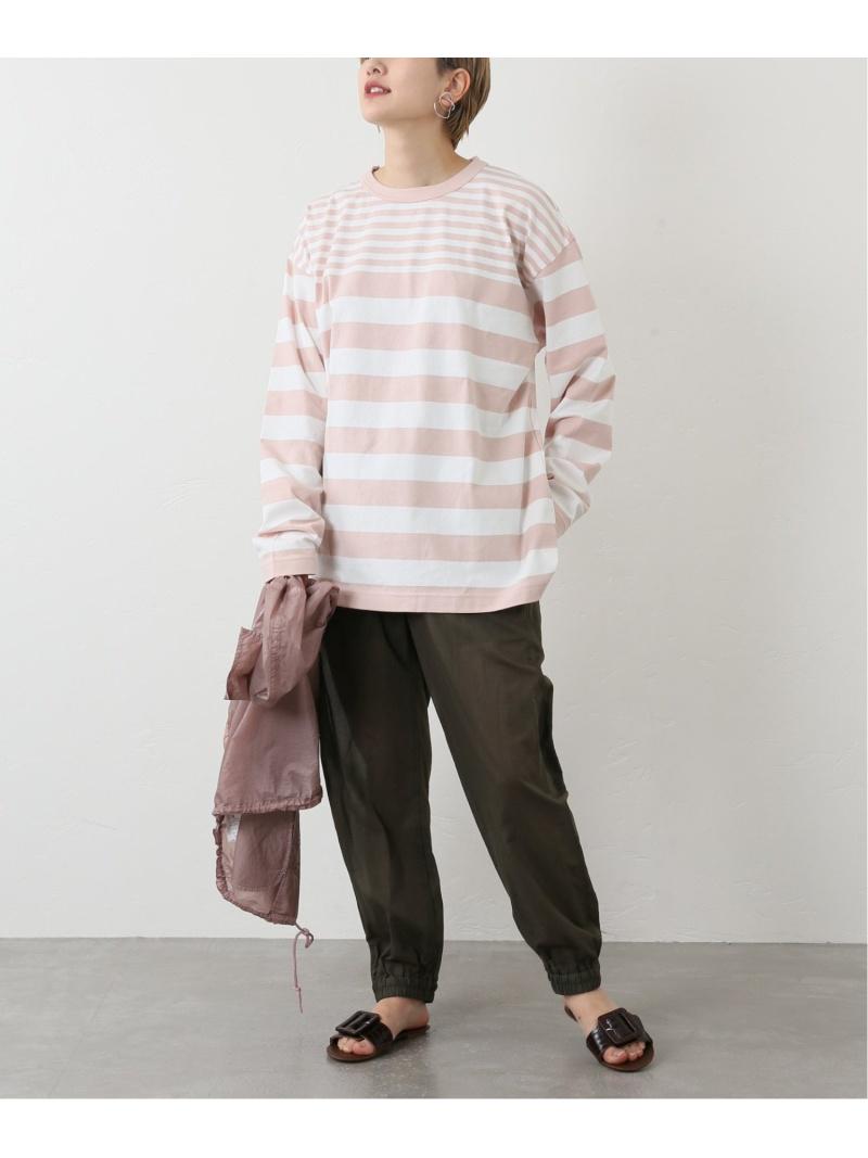 (W)G.F.G.S*JS+e ベッチュウDYED YARN ボーダーロングシャツ