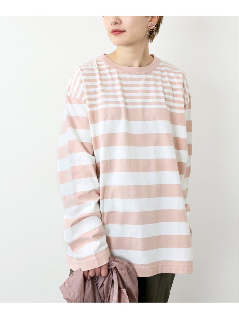 (W)G.F.G.S*JS+e ベッチュウDYED YARN ボーダーロングシャツ