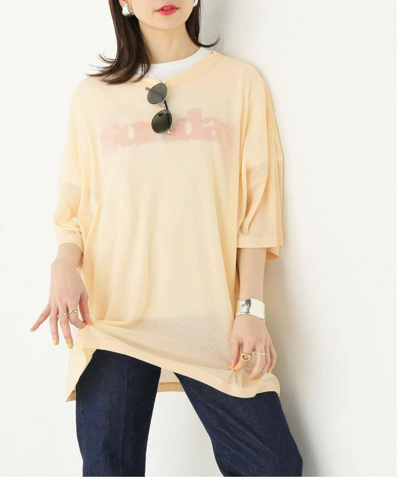 【CAN PEP REY／キャン ペプレイ】OVERSIZED Tsh S/S SIMZA：カットソー（JOURNAL STAN