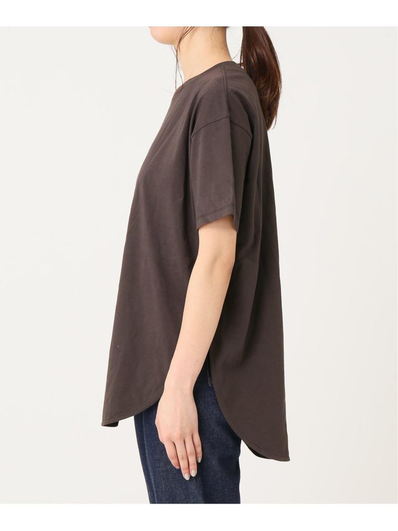 プレミアムコットン ラウンドヘムS/S-Tee