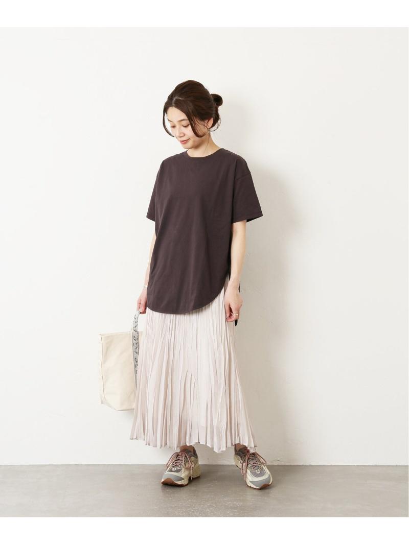 プレミアムコットン ラウンドヘムS/S-Tee