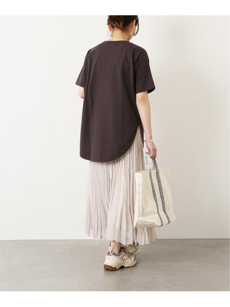 プレミアムコットン ラウンドヘムS/S-Tee