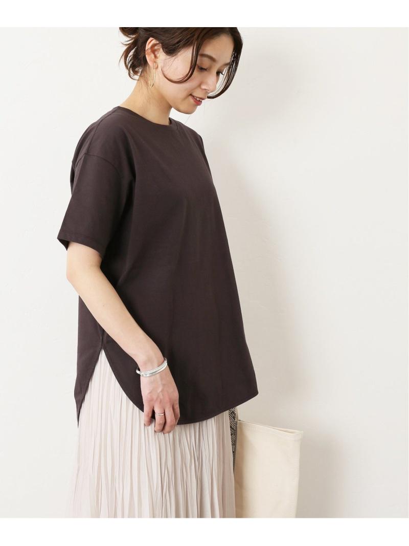 プレミアムコットン ラウンドヘムS/S-Tee