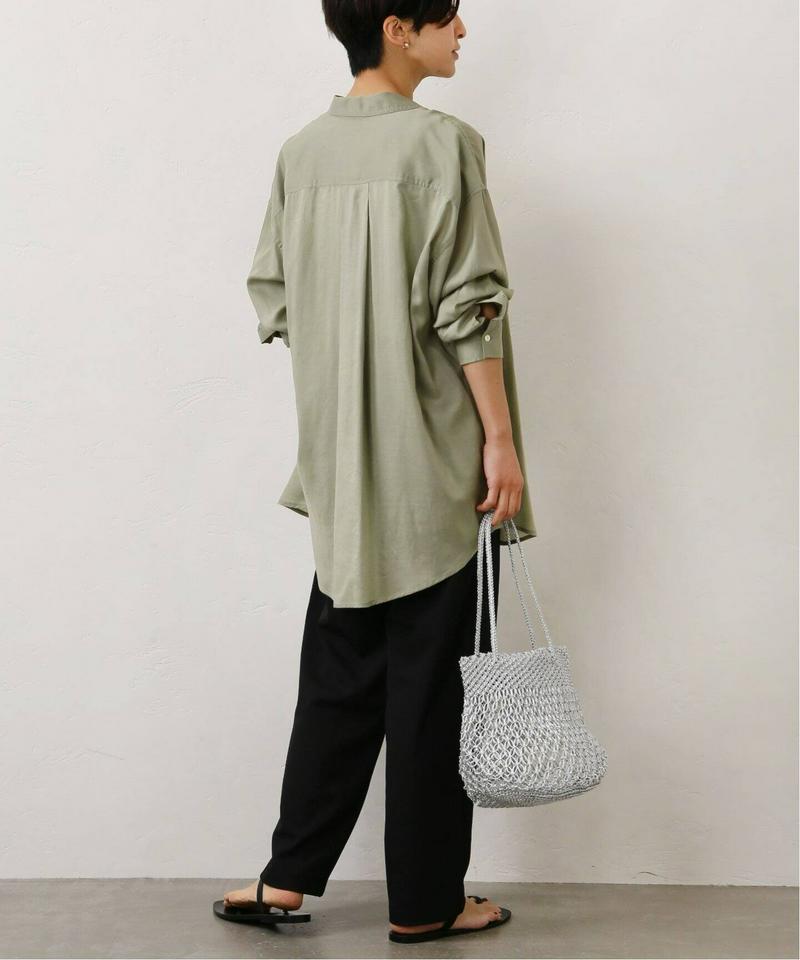 Washableリヨセルローンロングシャツ◆（JOURNAL STANDARD relume）