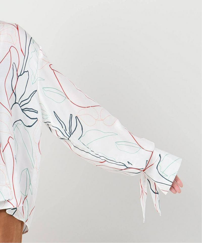 【Mykke Hofmann】PRINT BL with SCARF：ブラウス