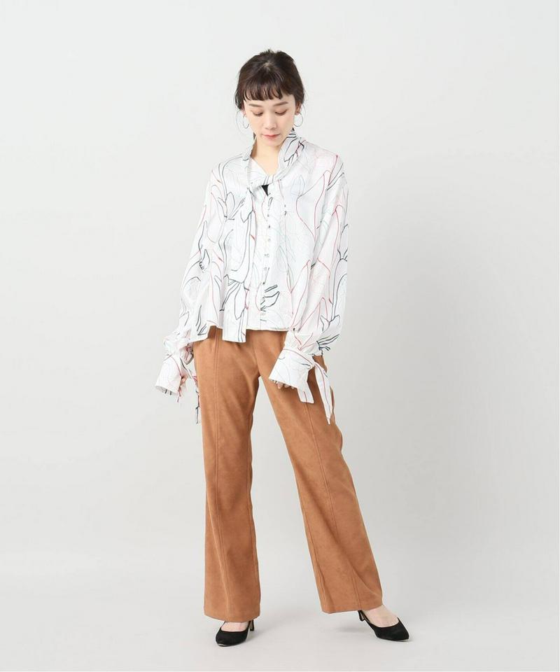 【Mykke Hofmann】PRINT BL with SCARF：ブラウス