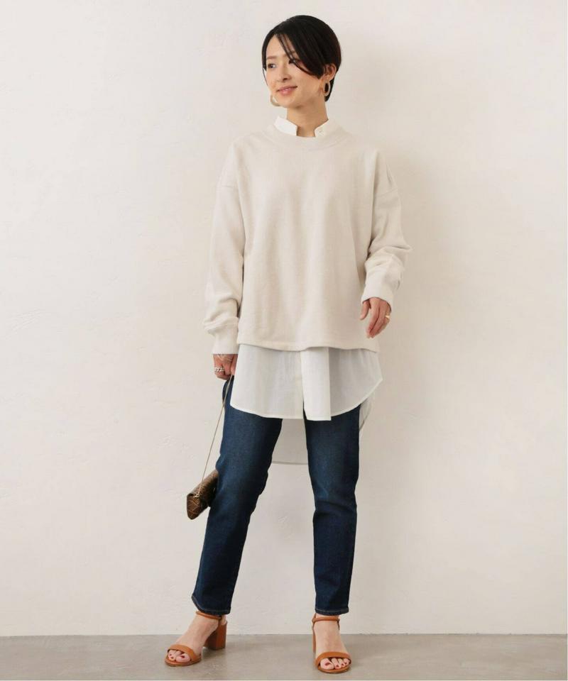 コットンラウンドヘムスウェット◆（JOURNAL STANDARD relume）