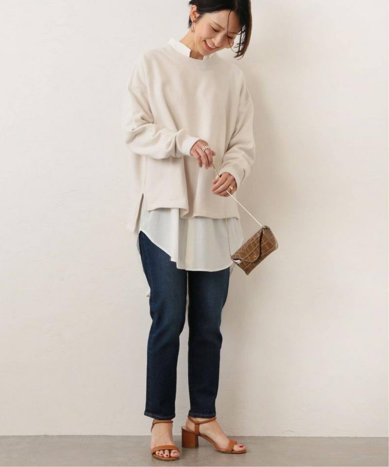 コットンラウンドヘムスウェット◆（JOURNAL STANDARD relume）