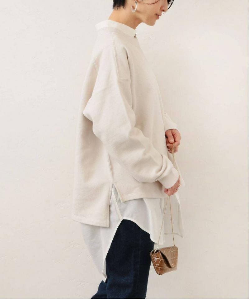 コットンラウンドヘムスウェット◆（JOURNAL STANDARD relume）