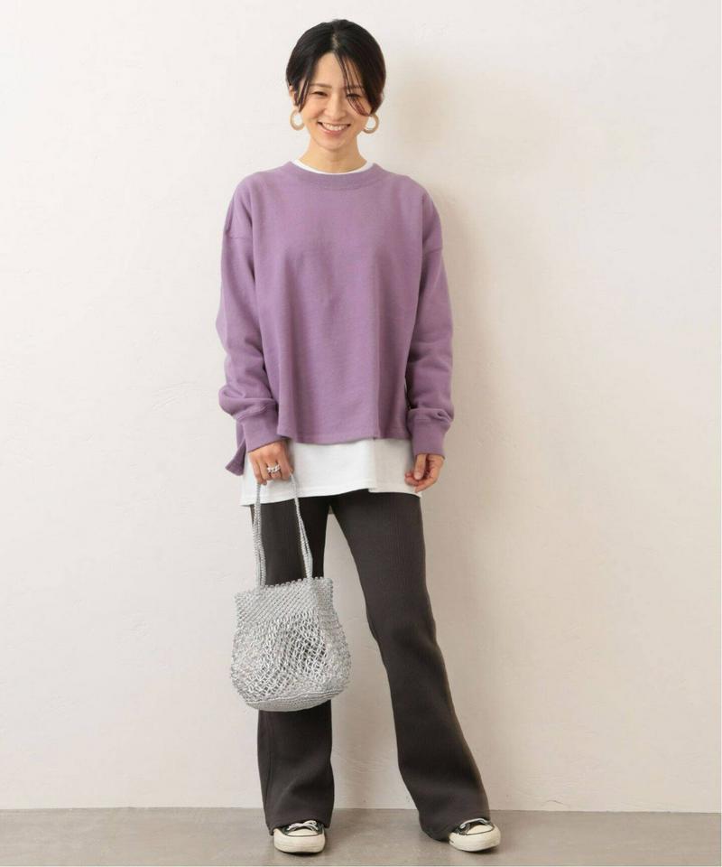 コットンラウンドヘムスウェット◆（JOURNAL STANDARD relume）