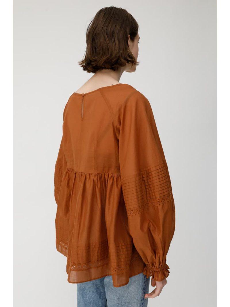 VOLUME SLEEVE SMOCK ブラウス（MOUSSY）