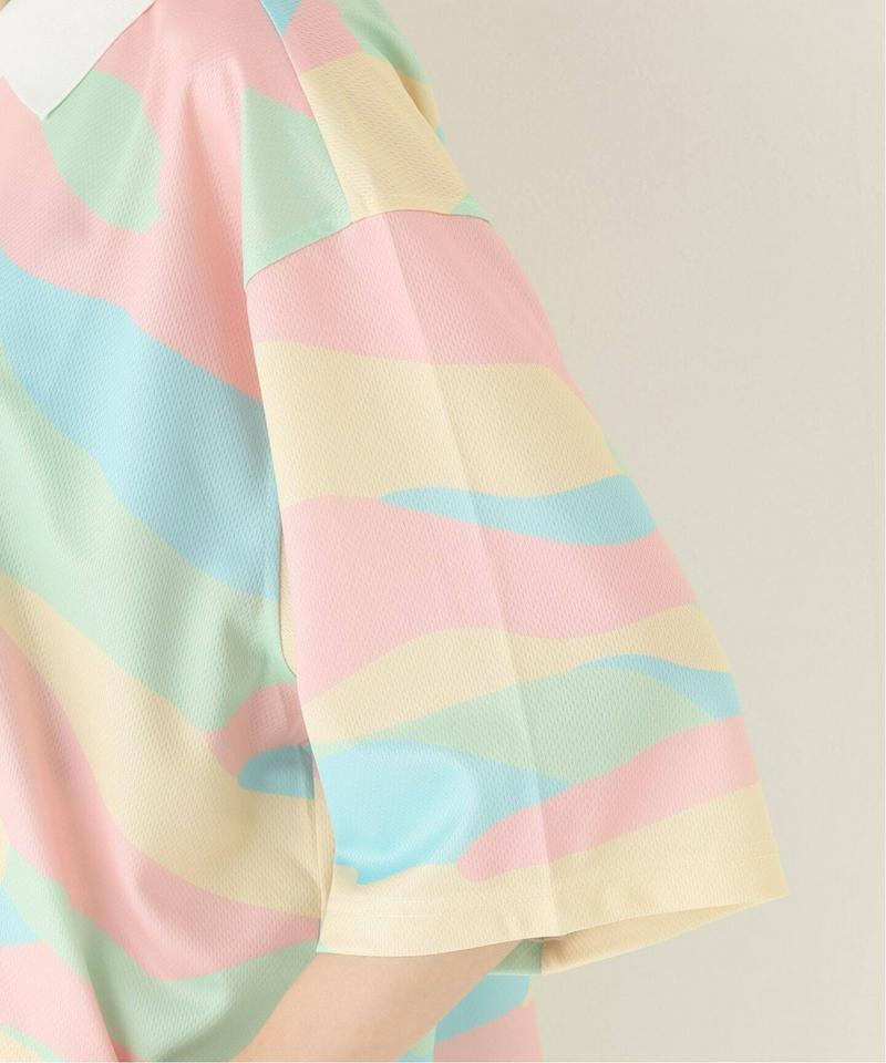 【DROLE DE MONSIEUR / ドロールドムッシュ】Meshice cream T-SHIRT：ポロシャツ（JOURNAL STANDARD relume）