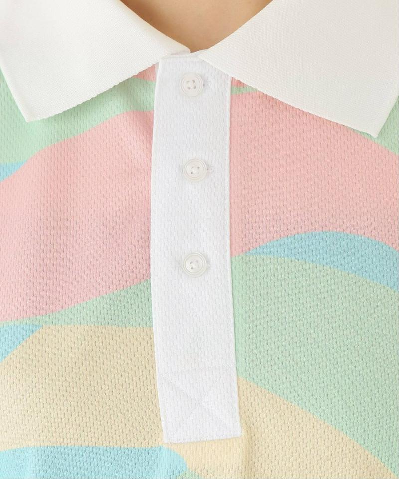 【DROLE DE MONSIEUR / ドロールドムッシュ】Meshice cream T-SHIRT：ポロシャツ（JOURNAL STANDARD relume）